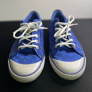 Royal Blue Coach Sneakers